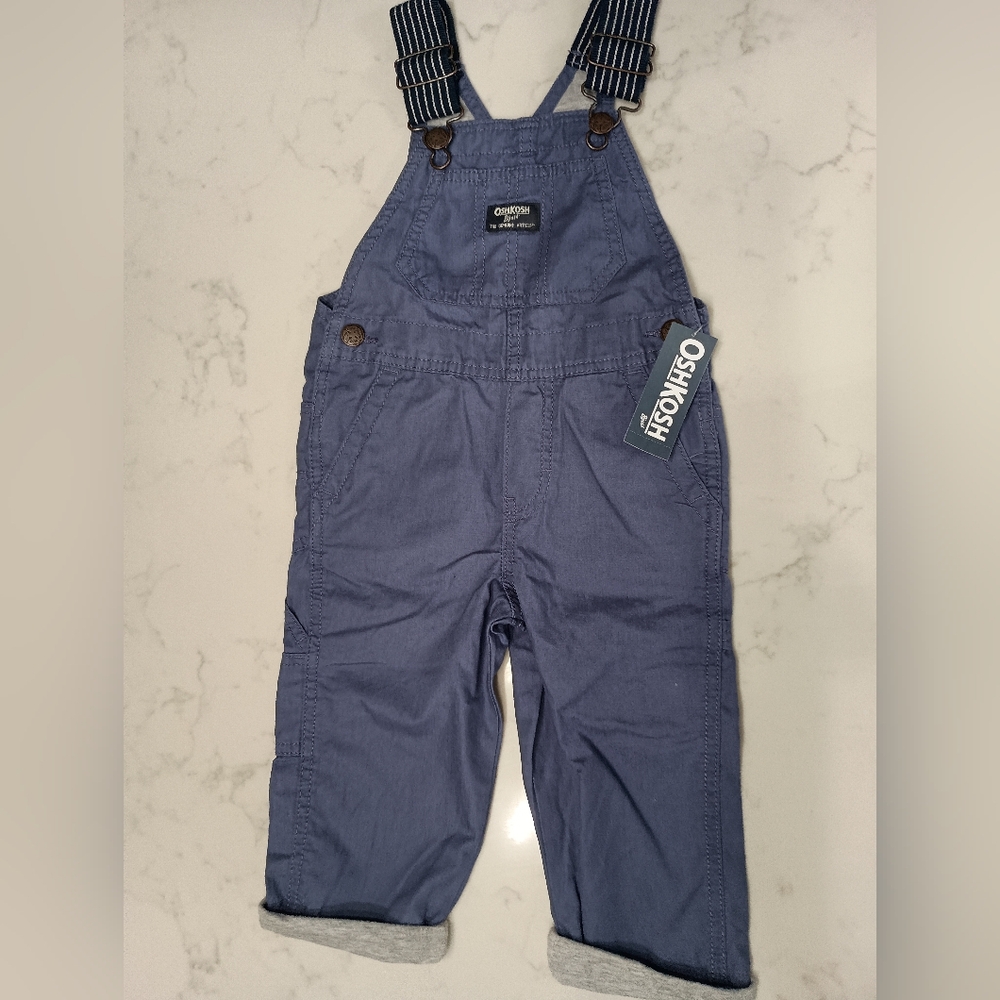 OshKosh B'gosh Navy Blue Kids Overalls Matching Set